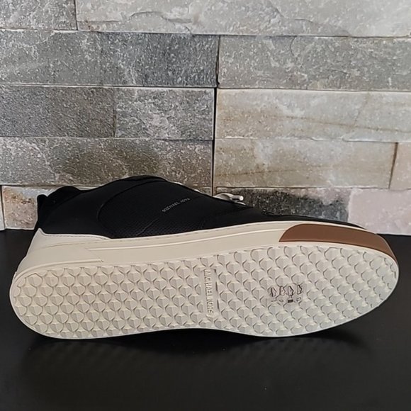 MICHAEL Michael Kors Men's Barett Leather Sneaker - Picture 8 of 8